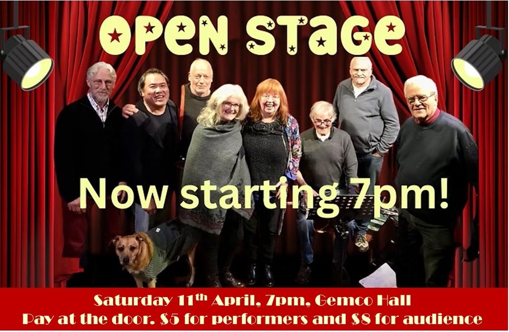 Open Stage! Pay at the door