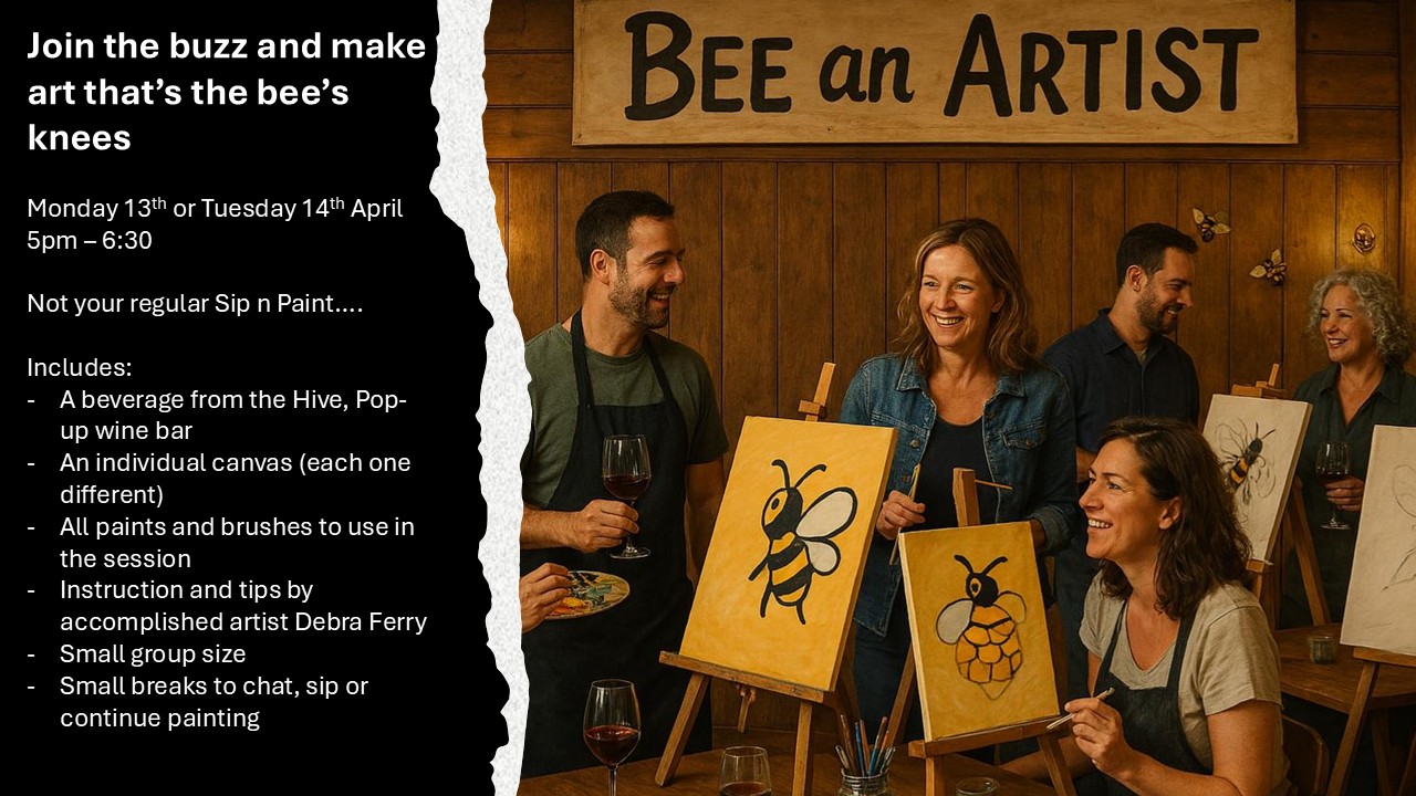 Bee an Artist – Sip and Paint with a difference